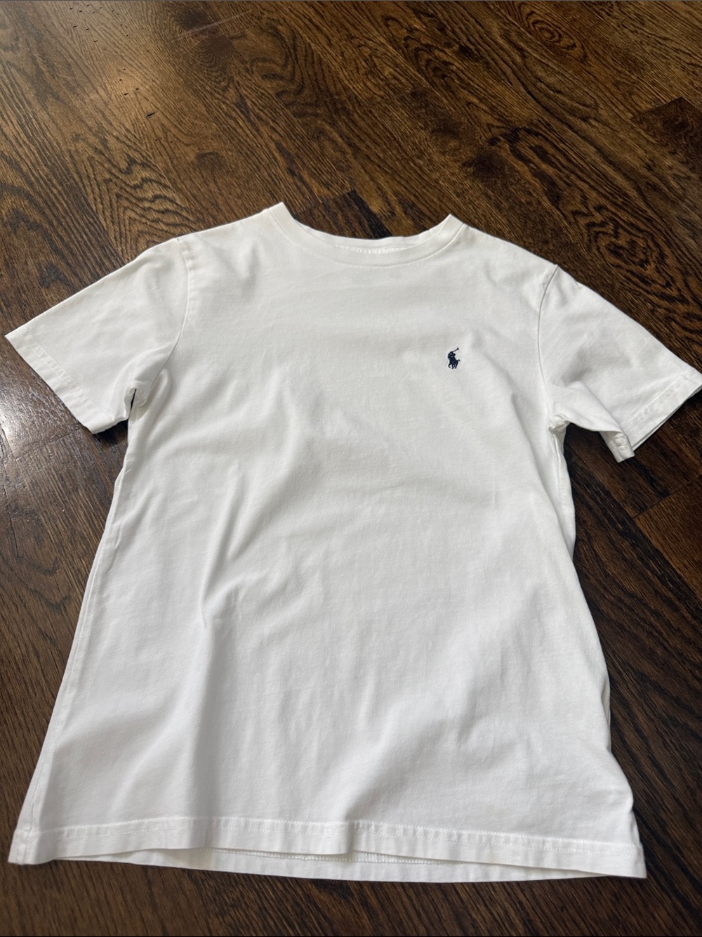 Polo by Ralph Lauren White Crewneck Tee with Navy Pony